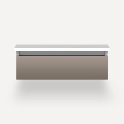 Robern VM24H1D21T12S 24" x 7-1/2" x 21", Satin Bronze, Tip Out Drawer, Selectable Night Light, 2700K/4000K Temperature (Warm/