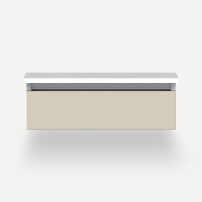 Robern VM24H1D21T16N 24" x 7-1/2" x 21", Matte Sand, Tip Out Drawer