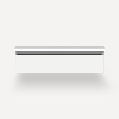 Robern VM30H1D21F21S 30" x 7-1/2" x 21", White, Full Drawer, Selectable Night Light, 2700K/4000K Temperature (Warm/Cool Light