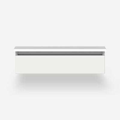 Robern VM30H1D21P19N 30" x 7-1/2" x 21", Satin White, Plumbing Drawer
