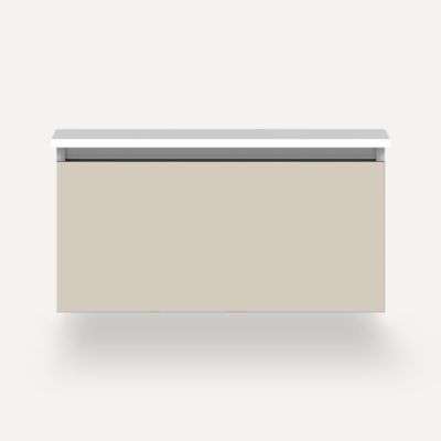 Robern VM30H2D21F16S 30" x 15" x 21", Matte Sand, Full Drawer, Selectable Night Light, 2700K/4000K Temperature (Warm/Cool Lig