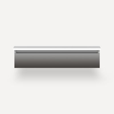 Robern VM36H1D21R11S 36" x 7-1/2" x 21", Tinted Gray Mirror, False Front Drawer, Selectable Night Light, 2700K/4000K Temperat