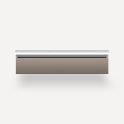 Robern VM36H1D21R12N 36" x 7-1/2" x 21", Satin Bronze, False Front Drawer