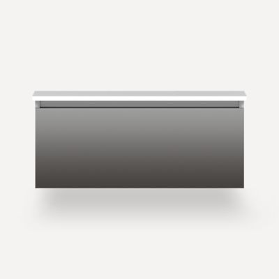 Robern VM36H2D21P11N 36" x 15" x 21", Tinted Gray Mirror, Plumbing Drawer