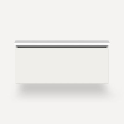 Robern VM36H2D21P19N 36" x 15" x 21", Satin White, Plumbing Drawer