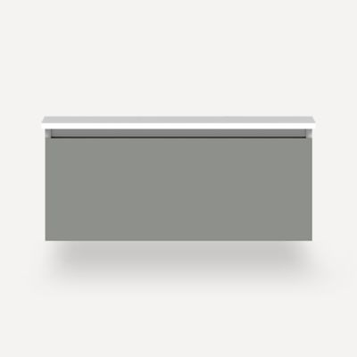 Robern VM36H2D21P27N 36" x 15" x 21", Matte Gray, Plumbing Drawer