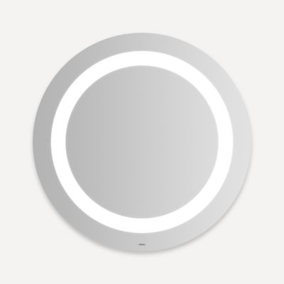 Robern YM0030CIFPD4 Vitality Lighted Mirror, 30" Round, Inset Light Pattern, Cool White (4000K), Dimmable, Defogger