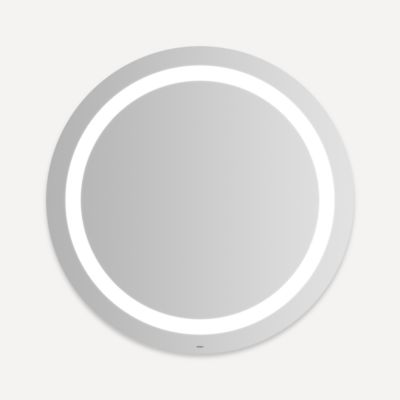 Robern YM0040CIFPD4 Vitality Lighted Mirror, 40" Round, Inset Light Pattern, Cool White (4000K), Dimmable, Defogger