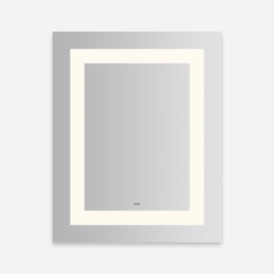 Robern YM2430RIFPD3 Vitality Lighted Mirror, 24" x 30" x 1-3/4", Inset Light Pattern, Warm White (3000K), Dimmable, Defogger