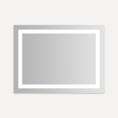 Robern YM4836RIFPD4P Vitality Lighted Mirror, 48" x 36" x 1-3/4", Inset Light Pattern, Cool White (4000K), Dimmable, Defogger