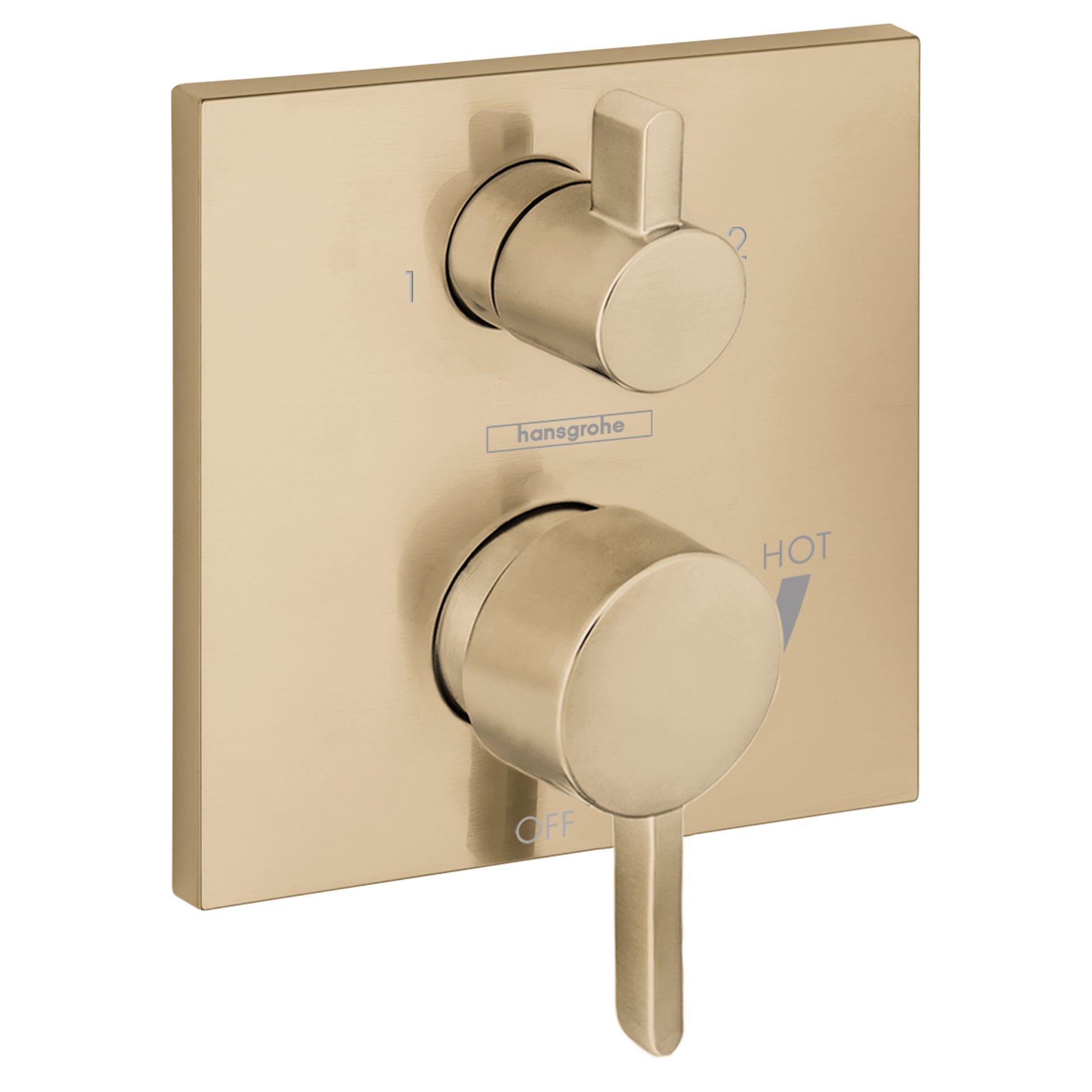 hansgrohe  Pressure Balance Trim Square with Diverter