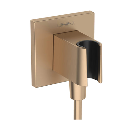 hansgrohe FixFit E Wall Outlet with Handshower Holder