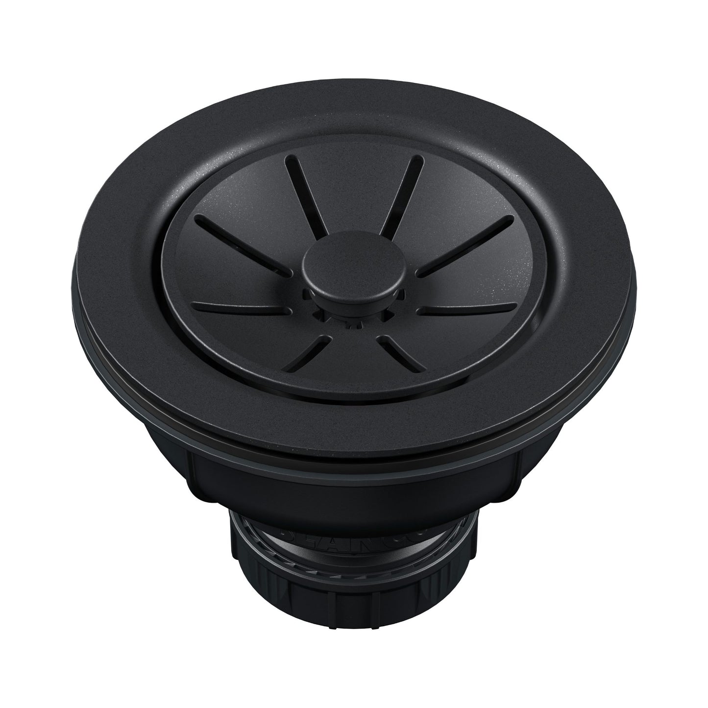 BLANCO Essential Silgranit Color-Matched 3.5" Basket Strainer with Turn-to-Close Design - Anthracite
