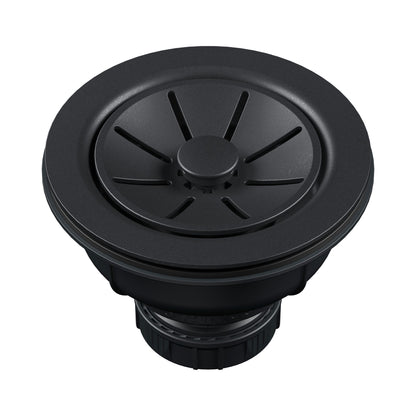 BLANCO Essential Silgranit Color-Matched 3.5" Basket Strainer with Turn-to-Close Design - Anthracite