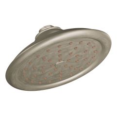 Moen ExactTemp Collection Rainshower Shower Head with Eco Performance in Brushed Nickel