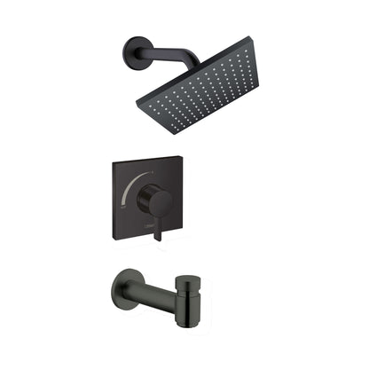 hansgrohe Vernis Blend Pressure Balance Tub/Shower Set, 1.5 GPM