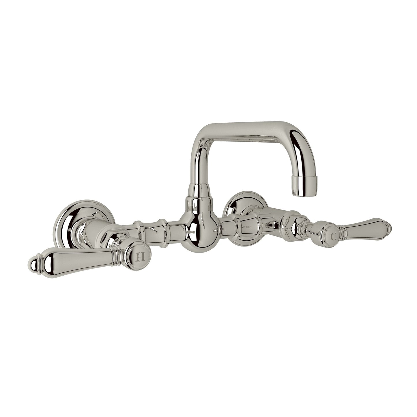 ROHL A1423 Acqui® Wall Mount Bridge Lavatory Faucet With U-Spout