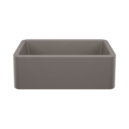 BLANCO 443113 Ikon 30" Apron Single Bowl Farmhouse Sink - Volcano Gray