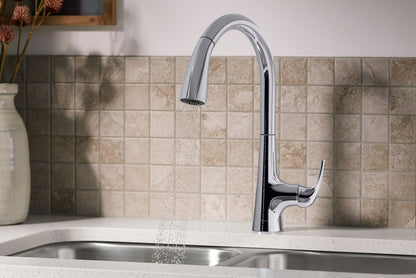 Sterling 24274 Medley Pull-down Single-handle Kitchen Faucet, Polished Chrome