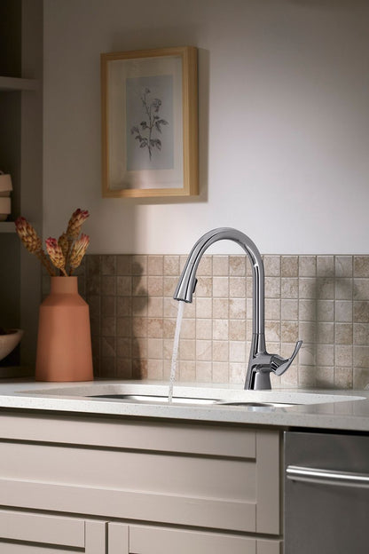 Sterling 24276 Valton Pull-down Single-handle Kitchen Faucet, Vibrant Stainless