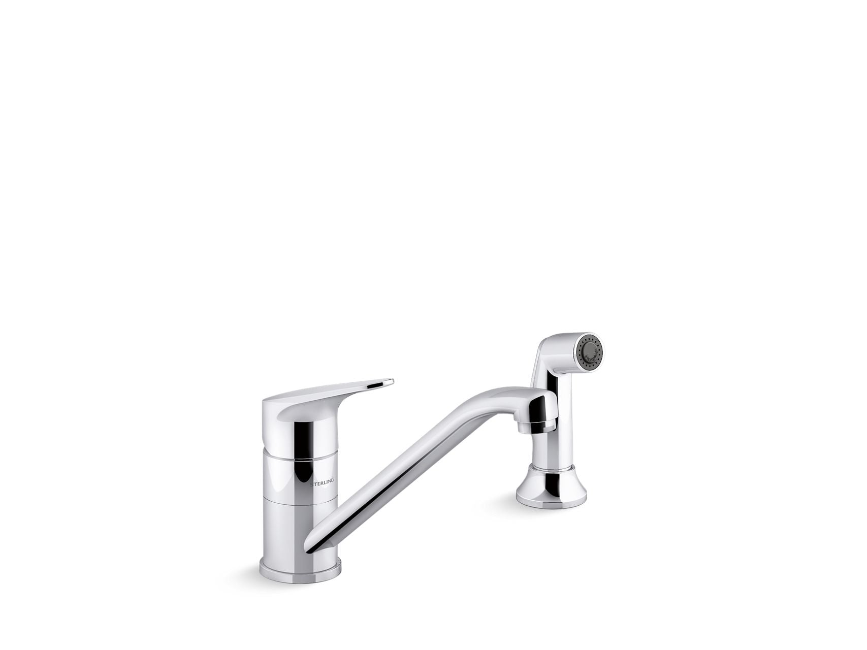 Sterling 24278 Valton Single-handle Kitchen Sink Faucet with Sidespray, Polished Chrome