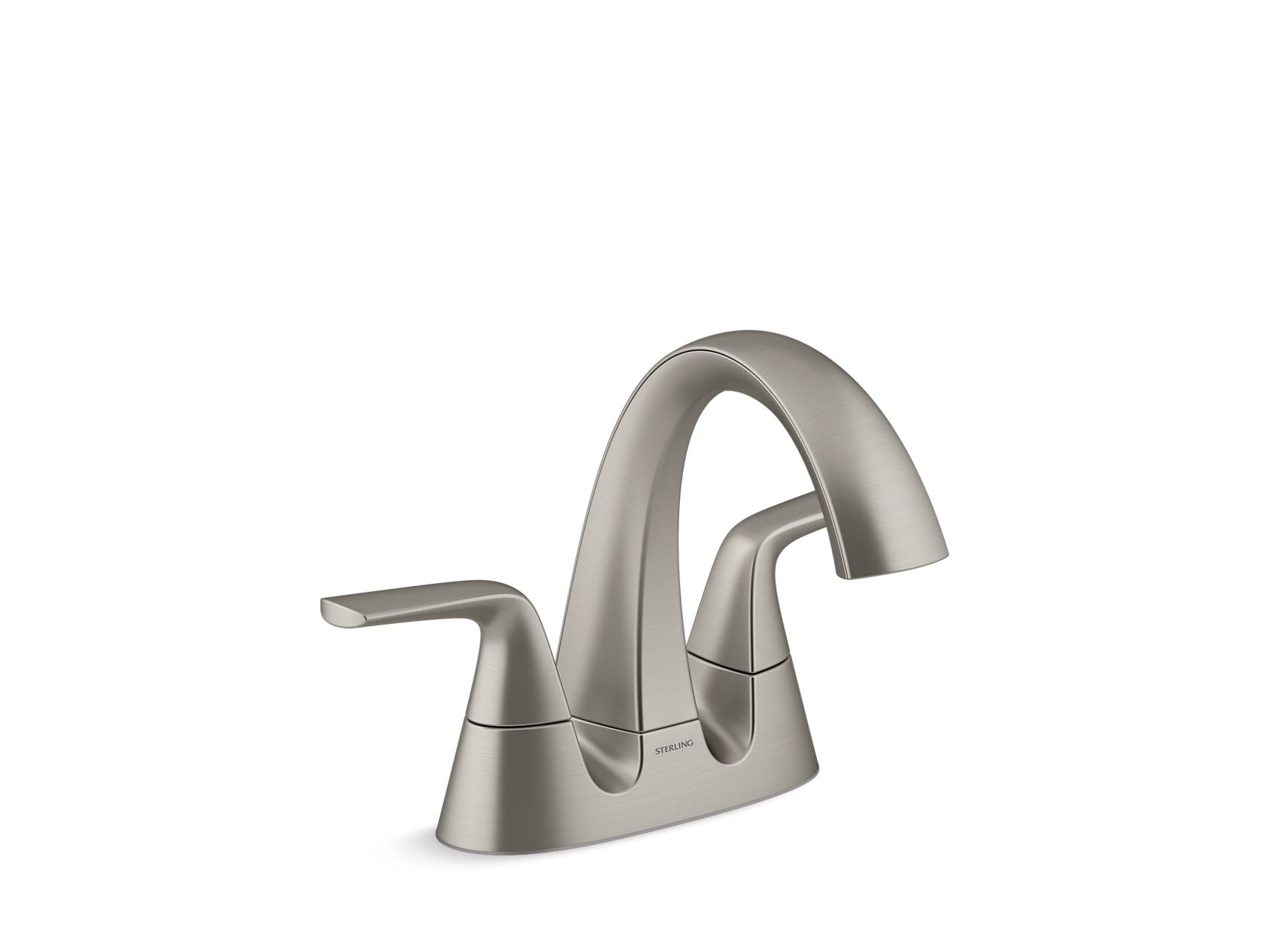 Sterling 27376-4N Medley Centerset Bathroom Sink Faucet, 0.5 GPM, Vibrant Brushed Nickel