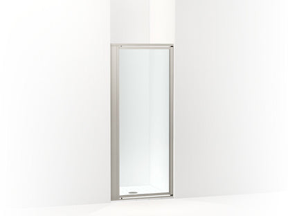 Sterling 33605-3G05 Attend 69" H Pivot Shower Door with 1/8"-thick Glass, Nickel Frame Finish with Smooth/Clear Glass Texture