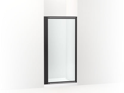 Sterling 33607-3G05 Attend 69" H Pivot Shower Door with 1/8"-thick Glass, Matte Black