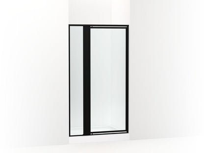 Sterling 33608-3G05 Attend 69" H Pivot Shower Door with 1/8"-thick Glass, Matte Black