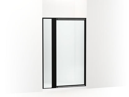 Sterling 33610-3G05 Attend 69" H Pivot Shower Door with 1/8"-thick Glass, Matte Black