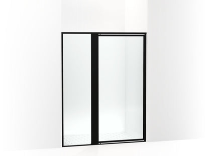 Sterling 33613-3G05 Attend 69" H Pivot Shower Door with 1/8"-thick Glass, Matte Black