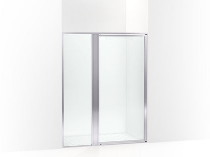 Sterling 33614-3G05 Attend 69" H Pivot Shower Door with 1/8"-thick Glass, Bright Silver
