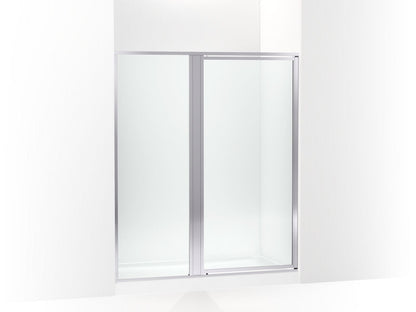 Sterling 33615-3G05 Attend 69" H Pivot Shower Door with 1/8"-thick Glass, Bright Silver