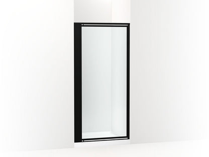 Sterling 33616-3G05 Attend 72" H Pivot Shower Door with 1/8"-thick Glass, Matte Black