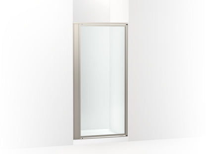 Sterling 33616-3G05 Attend 72" H Pivot Shower Door with 1/8"-thick Glass, Nickel Frame Finish with Smooth/Clear Glass Texture