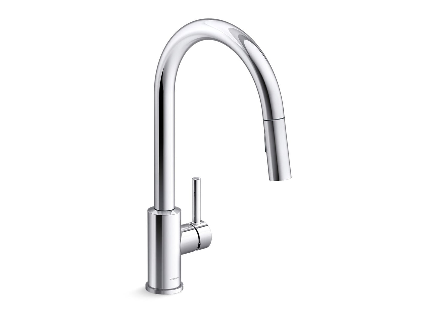 Sterling 34462 Traverse Pull-down Kitchen Sink Faucet with Two-function Sprayhead, Polished Chrome