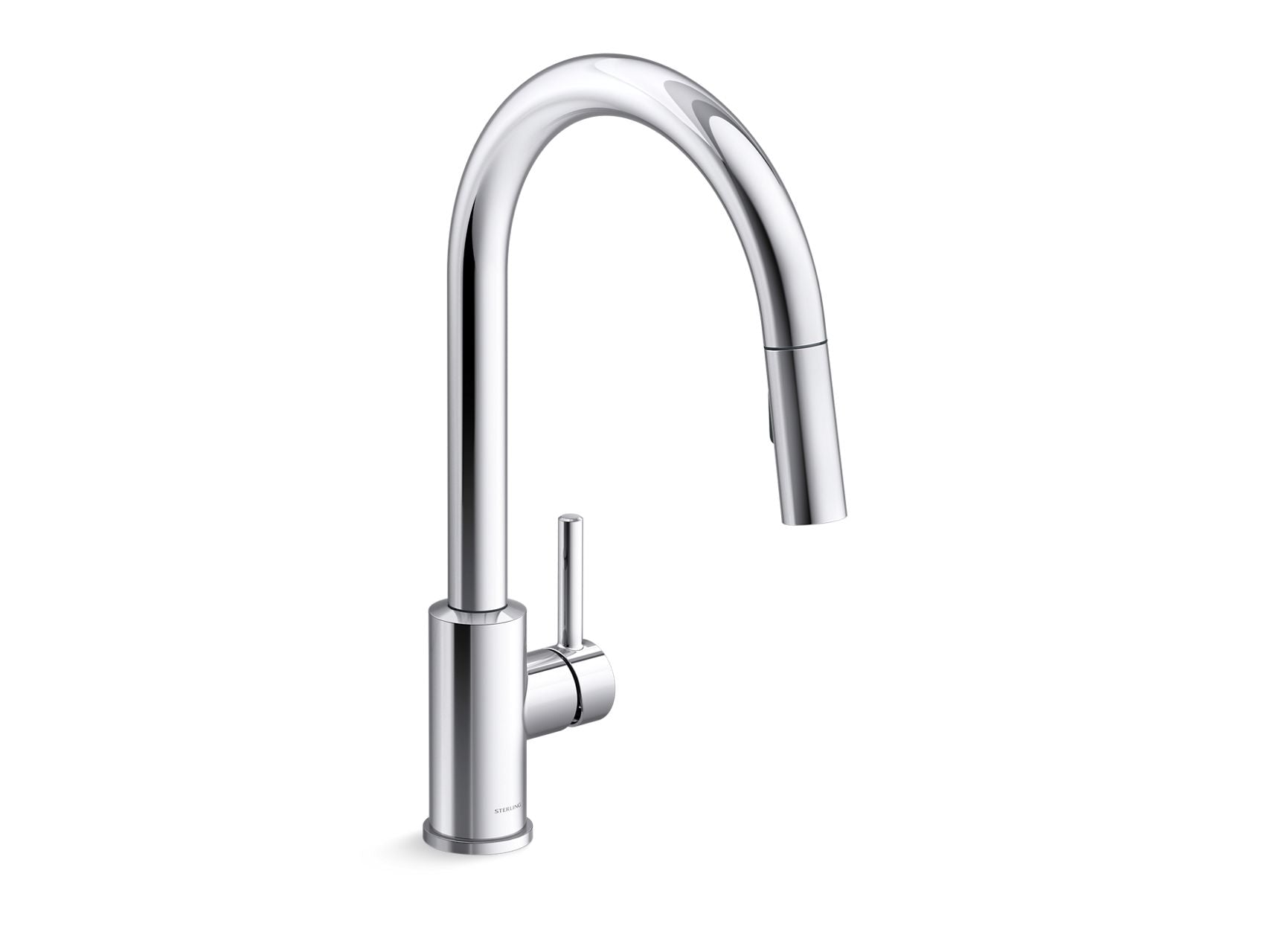 Sterling 34462 Traverse Pull-down Kitchen Sink Faucet with Two-function Sprayhead, Polished Chrome