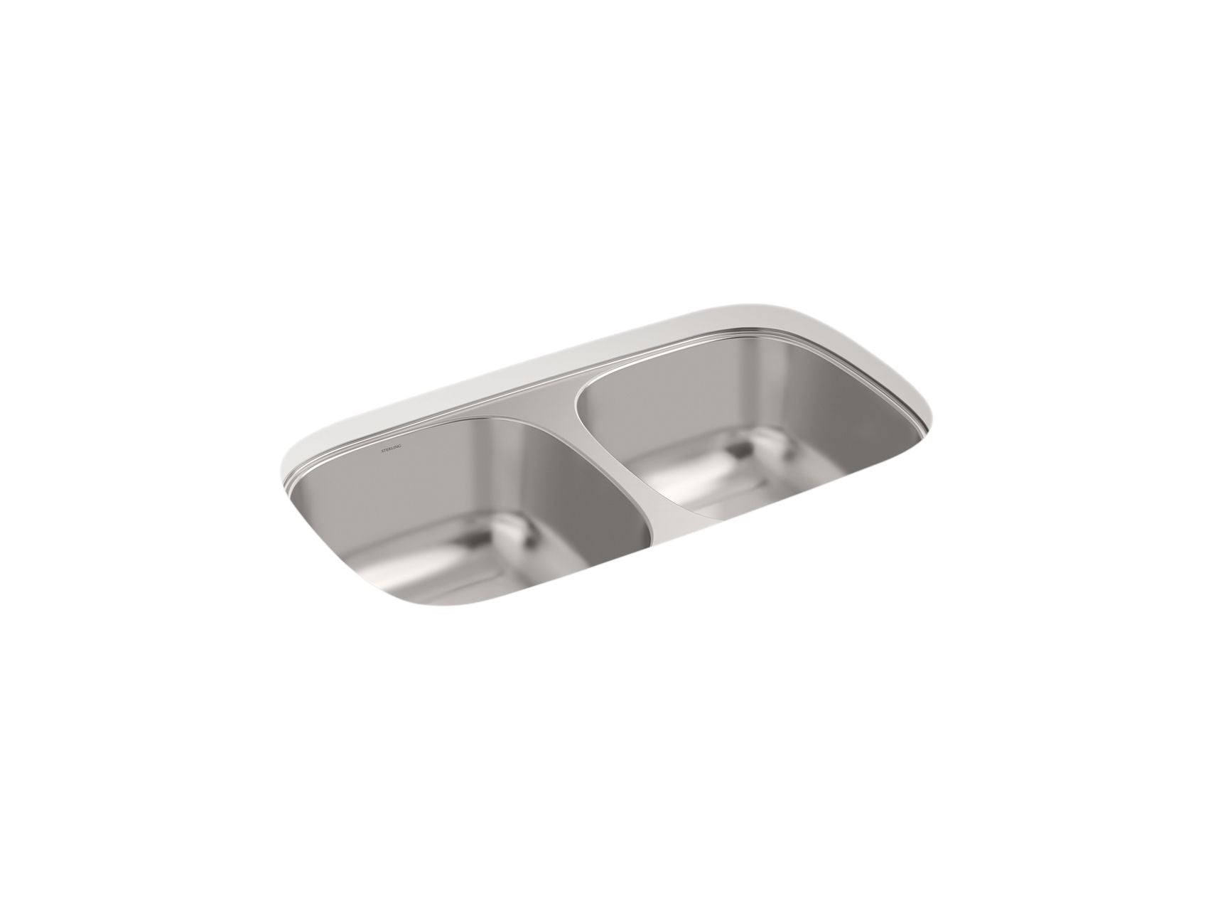 Sterling 36598 Valton 32-1/4" Undermount Double-bowl Kitchen Sink, Stainless Steel
