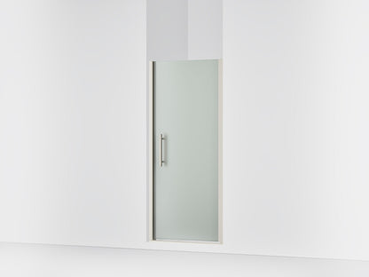 Sterling 39344-8D3 Finesse Peak 67" H Pivot Shower Door with 5/16"-thick Glass, Anodized Brushed Nickel