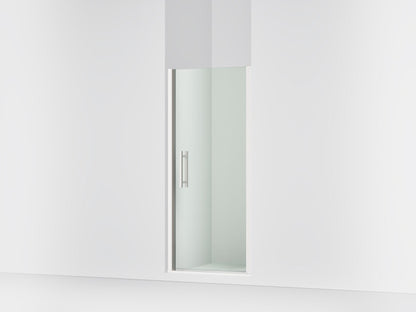 Sterling 39344-8L Finesse Peak 67" H Pivot Shower Door with 5/16"-thick Glass, Bright Polished Silver