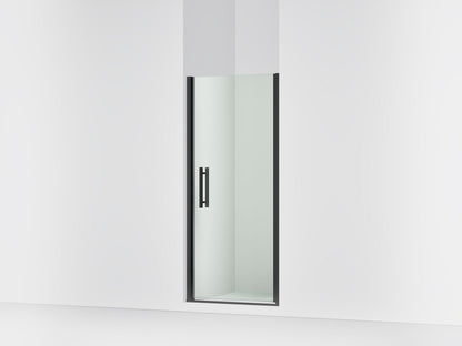 Sterling 39344-8L Finesse Peak 67" H Pivot Shower Door with 5/16"-thick Glass, Matte Black