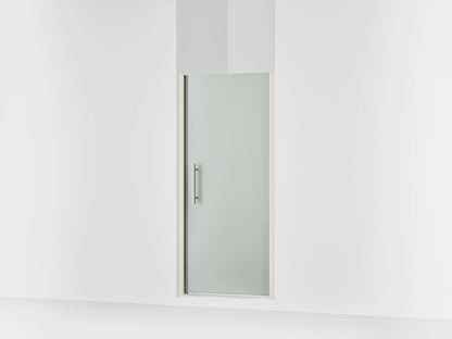 Sterling 39345-8D3 Finesse Peak 67" H Pivot Shower Door with 5/16"-thick Glass, Anodized Brushed Nickel
