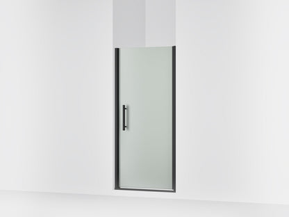 Sterling 39345-8D3 Finesse Peak 67" H Pivot Shower Door with 5/16"-thick Glass, Matte Black