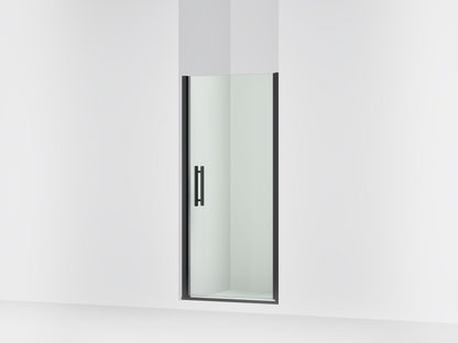 Sterling 39345-8L Finesse Peak 67" H Pivot Shower Door with 5/16"-thick Glass, Matte Black