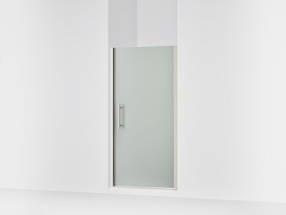 Sterling 39346-8D3 Finesse Peak 67" H Pivot Shower Door with 5/16"-thick Glass, Anodized Brushed Nickel