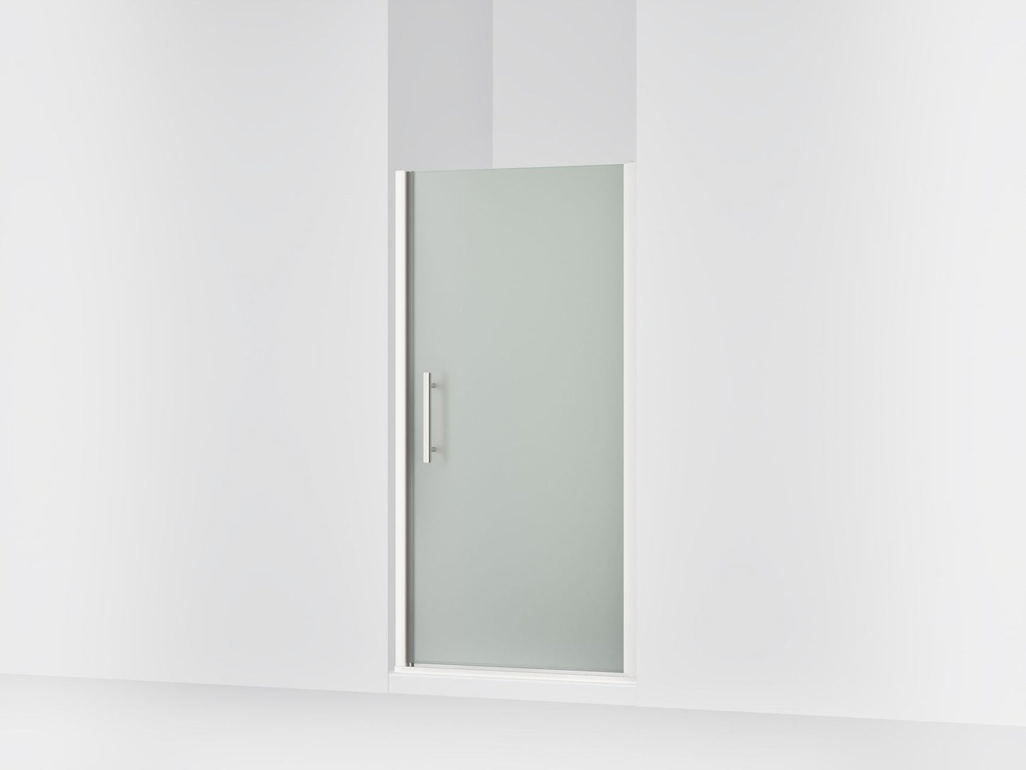 Sterling 39346-8D3 Finesse Peak 67" H Pivot Shower Door with 5/16"-thick Glass, Bright Polished Silver
