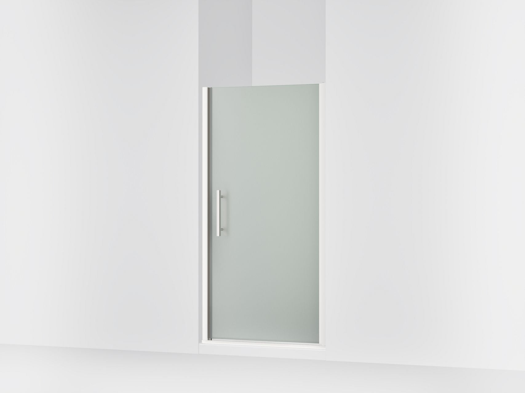 Sterling 39346-8D3 Finesse Peak 67" H Pivot Shower Door with 5/16"-thick Glass, Bright Polished Silver