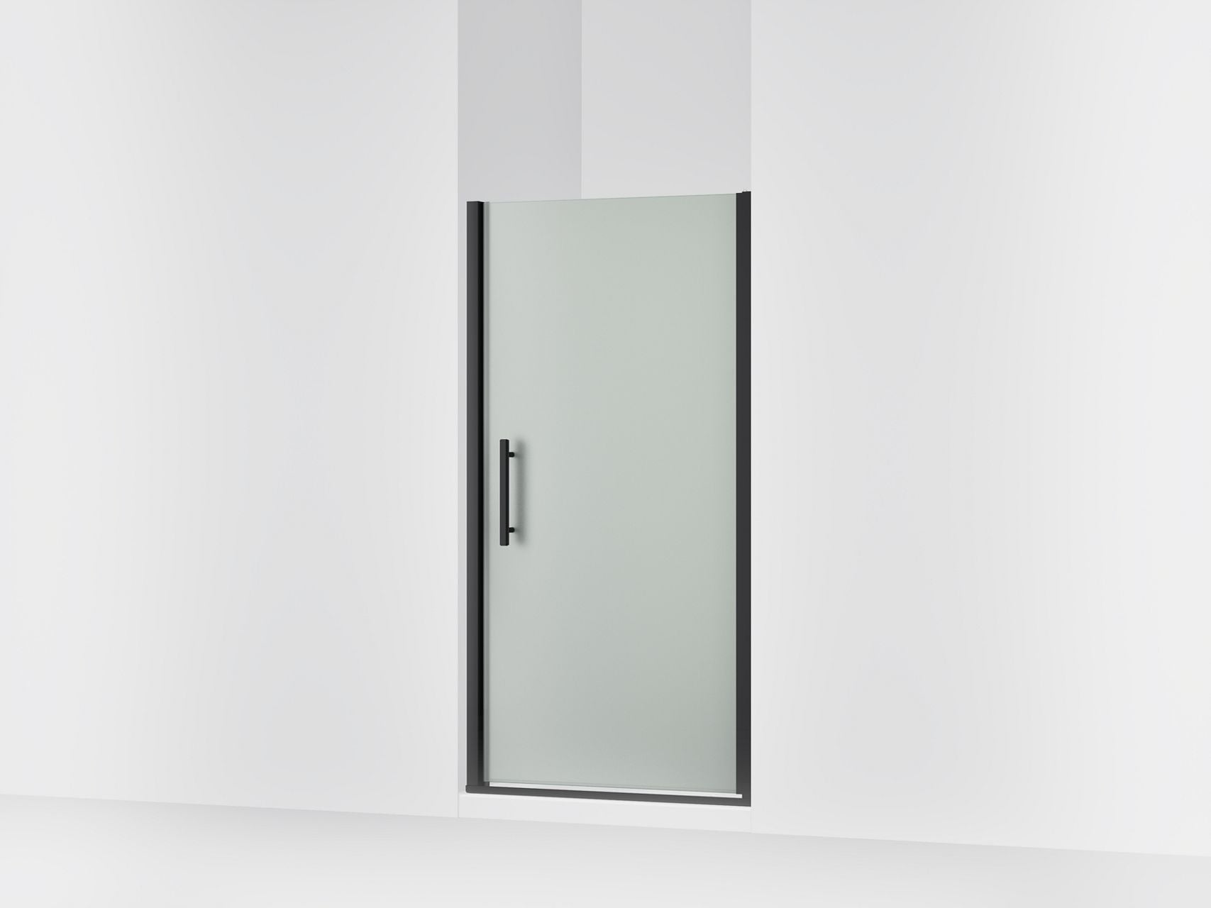 Sterling 39346-8D3 Finesse Peak 67" H Pivot Shower Door with 5/16"-thick Glass, Matte Black