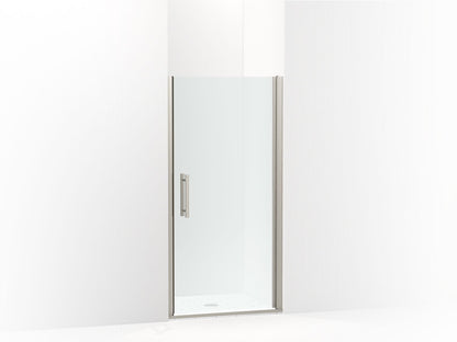 Sterling 39346-8L Finesse Peak 67" H Pivot Shower Door with 5/16"-thick Glass, Anodized Brushed Nickel