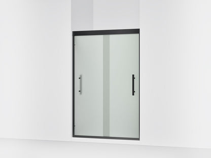Sterling 39348-8D3 Finesse Peak 69-5/8" H Sliding Shower Door with 5/16"-thick Glass, Matte Black